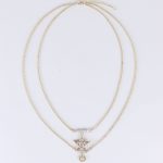 Lovemystyle Gold Double Layer Necklace With Star Design