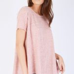 Friday's Project Oversized Casual Red Marl T-Shirt