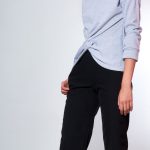 Lovemystyle Elasticated High Waist Black Cropped Trousers